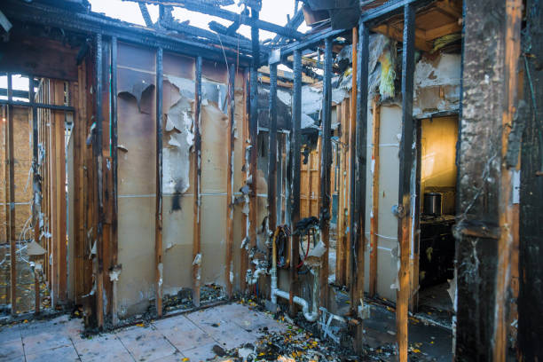 Professional Emergency Fire Cleanup technician working in South Valley Stream, NY